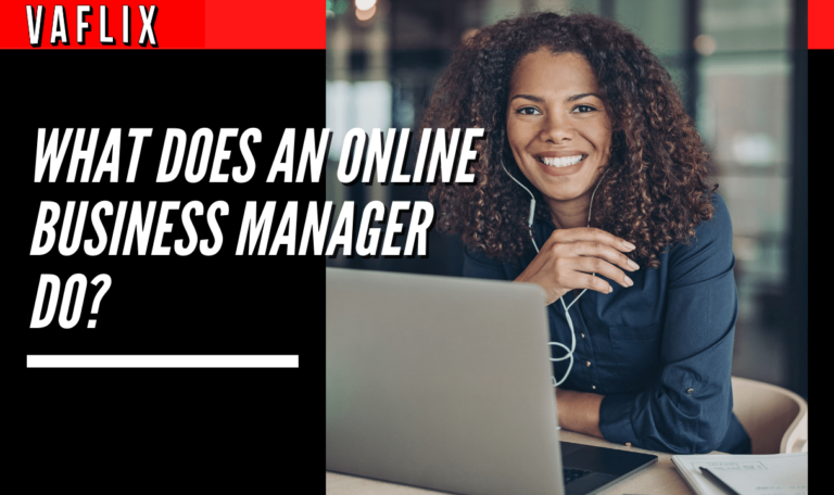 What does an Online Business Manager do VA FLIX vaflix va flix