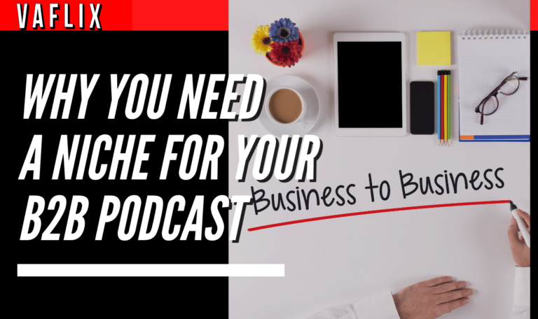 Why You Need a Niche for Your B2B Podcast va flix vaflix VA FLIX hire a podcast production in the philippines